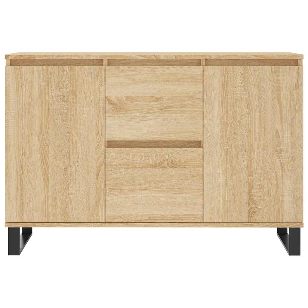 Sideboard Sonoma-Eiche 101,5x35x70 cm Holzwerkstoff